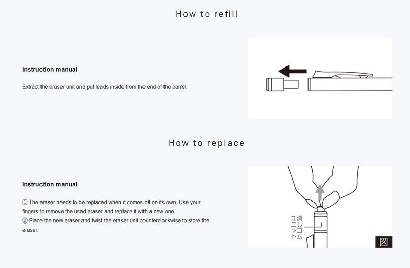 Tombow Mono Graph Eraser Refill (ER-MG), White - Image 5